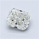 Diamante Natural 1.22 quilates, Radiante , Color J, claridad VS2 y certificado GIA