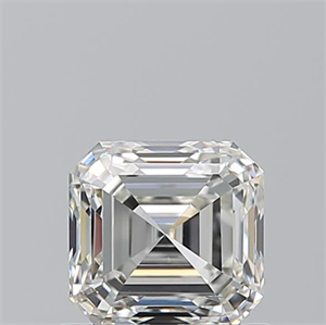 Picture of Natural Diamond 0.90 Carats, Asscher with  Cut, I Color, VS1 Clarity and Certified by GIA