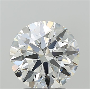 Picture of Lab Grown Diamond 3.10 Carats, Round with Ideal Cut, F Color, VS1 Clarity and Certified by IGI