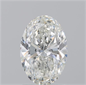 Natural Diamond 1.50 Carats, Oval with  Cut, H Color, SI1 Clarity and Certified by GIA