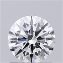 Del inventario de diamantes de laboratorio, 0.74 quilates, Redondo , Color D, claridad VVS2 y certificado IGI