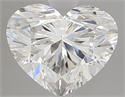 Natural Diamond 1.71 Carats, Heart with  Cut, F Color, VS1 Clarity and Certified by GIA