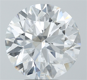 Picture of Lab Grown Diamond 6.65 Carats, Round with Ideal Cut, F Color, VS2 Clarity and Certified by IGI