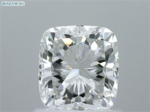 Picture of Natural Diamond 1.00 Carats, Cushion with  Cut, E Color, VVS1 Clarity and Certified by GIA