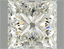 Natural Diamond 0.90 Carats, Princess with  Cut, J Color, VVS1 Clarity and Certified by GIA