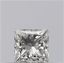Natural Diamond 0.24 Carats, Princess with  Cut, E Color, VVS1 Clarity and Certified by GIA