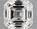 Natural Diamond 1.00 Carats, Asscher with  Cut, G Color, VS2 Clarity and Certified by GIA