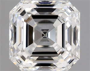 Picture of Natural Diamond 1.00 Carats, Asscher with  Cut, G Color, VS2 Clarity and Certified by GIA