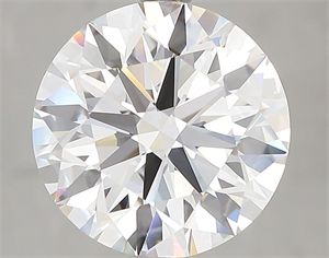 Picture of Lab Grown Diamond 3.06 Carats, Round with Ideal Cut, D Color, IF Clarity and Certified by IGI