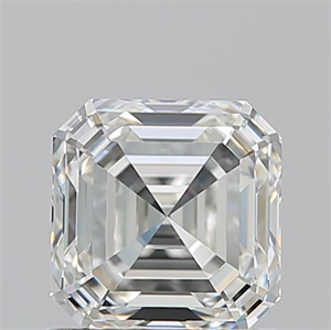 Picture of Natural Diamond 1.05 Carats, Asscher with  Cut, I Color, VVS1 Clarity and Certified by GIA