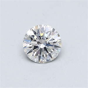 Picture of Natural Diamond 0.40 Carats, Round with Excellent Cut, F Color, SI2 Clarity and Certified by GIA