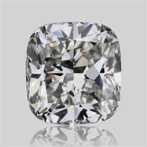 Picture of Natural Diamond 0.50 Carats, Cushion with  Cut, G Color, SI2 Clarity and Certified by GIA