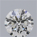 Natural Diamond 0.70 Carats, Round with Excellent Cut, H Color, VS2 Clarity and Certified by IGI