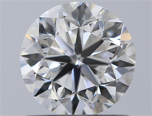 Foto Diamante Natural 0.80 quilates, Redondo , Color F, claridad SI1 y certificado GIA de