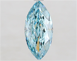 Picture of Lab Grown Diamond 2.51 Carats, Marquise with  Cut, Fancy Intense Blue Color, VS1 Clarity and Certified by IGI