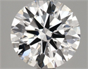Lab Grown Diamond 1.43 Carats, Round with Ideal Cut, D Color, VS1 Clarity and Certified by IGI