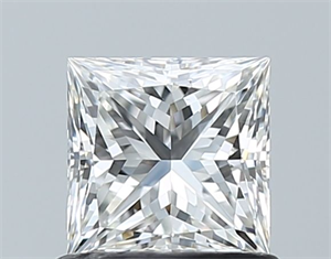 Picture of Natural Diamond 0.80 Carats, Princess with  Cut, G Color, VS2 Clarity and Certified by GIA