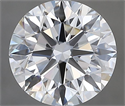 Natural Diamond 2.01 Carats, Round with Excellent Cut, F Color, VVS1 Clarity and Certified by GIA