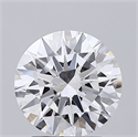 Del inventario de diamantes de laboratorio, 2.03 quilates, Redondo , Color E, claridad VVS2 y certificado IGI