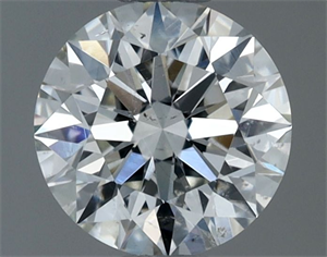 Picture of Natural Diamond 0.80 Carats, Round with Excellent Cut, F Color, SI1 Clarity and Certified by IGI
