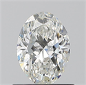 Natural Diamond 0.70 Carats, Oval with  Cut, G Color, VVS1 Clarity and Certified by GIA