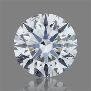 Picture of Natural Diamond 0.78 Carats, Round with Excellent Cut, F Color, I1 Clarity and Certified by GIA