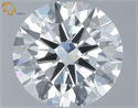 Lab Grown Diamond 1.01 Carats, Round with Excellent Cut, E Color, VVS1 Clarity and Certified by IGI