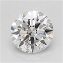 Lab Grown Diamond 1.03 Carats, Round with Ideal Cut, F Color, VS1 Clarity and Certified by IGI
