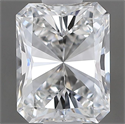 Natural Diamond 0.60 Carats, Radiant with  Cut, F Color, IF Clarity and Certified by GIA