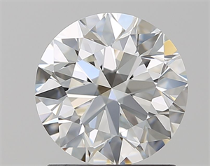 Foto Diamante Natural 1.41 quilates, Redondo , Color H, claridad IF y certificado GIA de