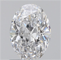 Diamante Natural 0.71 quilates, Ovalado , Color D, claridad SI2 y certificado GIA