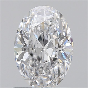 Foto Diamante Natural 0.71 quilates, Ovalado , Color D, claridad SI2 y certificado GIA de