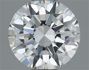 Picture of Natural Diamond 0.50 Carats, Round with Excellent Cut, H Color, VVS1 Clarity and Certified by IGI