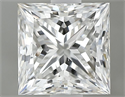 Diamante Natural 1.00 quilates, Princesa , Color E, claridad VS2 y certificado GIA