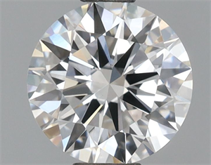 Picture of Lab Grown Diamond 1.08 Carats, Round with Ideal Cut, D Color, VVS2 Clarity and Certified by IGI