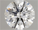 Lab Grown Diamond 1.54 Carats, Round with Ideal Cut, E Color, VS1 Clarity and Certified by IGI