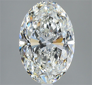 Foto Diamante Natural 3.01 quilates, Ovalado , Color I, claridad VVS2 y certificado GIA de
