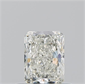 Diamante Natural 0.54 quilates, Radiante , Color J, claridad VVS1 y certificado GIA