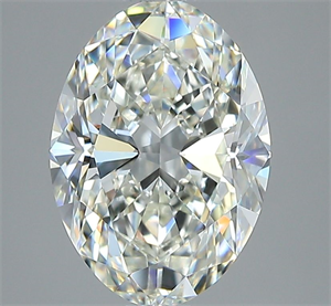 Picture of Natural Diamond 1.51 Carats, Oval with  Cut, J Color, VVS1 Clarity and Certified by GIA
