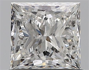 Foto Diamante Natural 0.80 quilates, Princesa , Color E, claridad VS2 y certificado GIA de