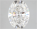 Natural Diamond 3.02 Carats, Oval with  Cut, F Color, SI1 Clarity and Certified by GIA