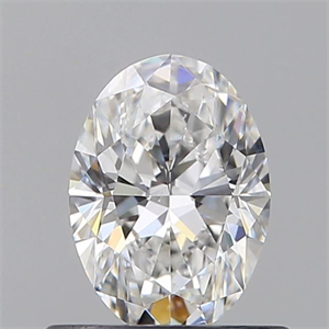 Picture of Natural Diamond 0.60 Carats, Oval with  Cut, E Color, VS2 Clarity and Certified by GIA