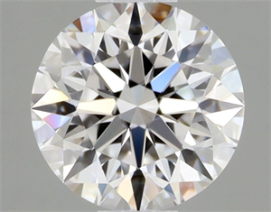 Picture of Natural Diamond 0.42 Carats, Round with Excellent Cut, D Color, VVS2 Clarity and Certified by GIA