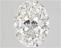Natural Diamond 1.81 Carats, Oval with  Cut, F Color, VVS1 Clarity and Certified by GIA