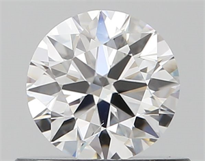 Picture of Natural Diamond 0.50 Carats, Round with Excellent Cut, E Color, VS2 Clarity and Certified by GIA