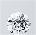 Del inventario de diamantes de laboratorio, 1.55 quilates, Redondo , Color F, claridad VVS2 y certificado IGI