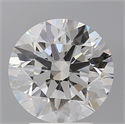Lab Grown Diamond 3.60 Carats, Round with Ideal Cut, E Color, VVS2 Clarity and Certified by IGI