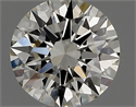 Diamante Natural 0.52 quilates, Redondo , Color J, claridad VVS2 y certificado GIA