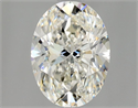 Natural Diamond 1.01 Carats, Oval with  Cut, I Color, VS1 Clarity and Certified by GIA