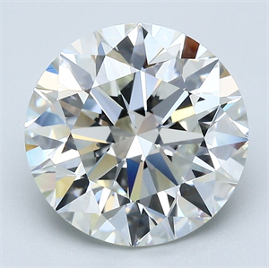 Picture of Natural Diamond 4.59 Carats, Round with Excellent Cut, J Color, VS1 Clarity and Certified by GIA